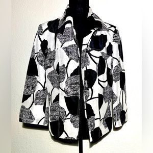 TanJay Black & White Dress Jacket/Blazer